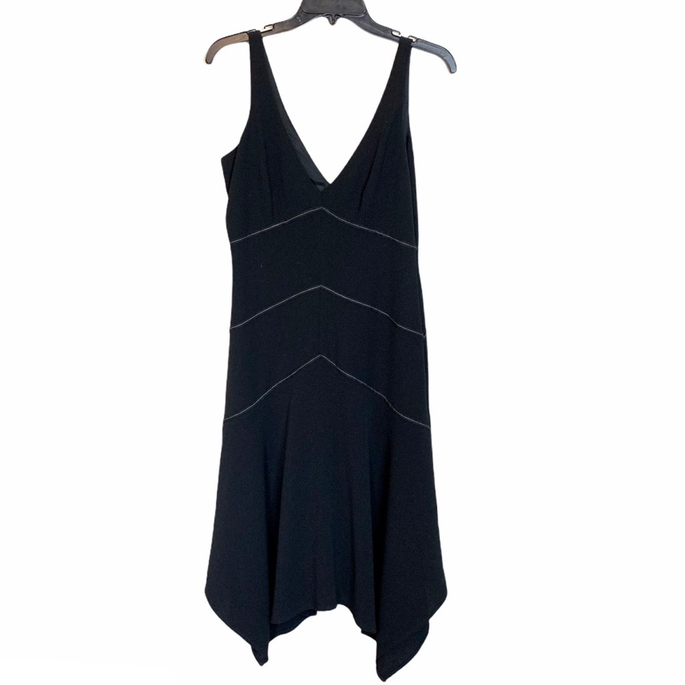 BCBG MAXAZRIA Black Midi Dress